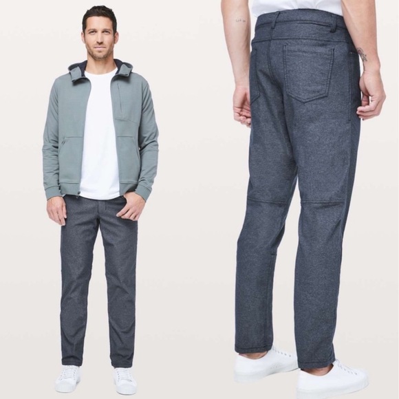 lululemon athletica Other - Lululemon ABC Pant Classic *Tech Canvas Heathered Deep Navy Size 38